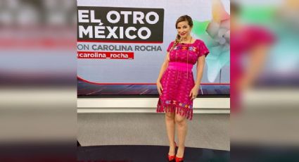 Carolina Rocha acalora los foros de TV Azteca al lucir exquisito vestido rosa