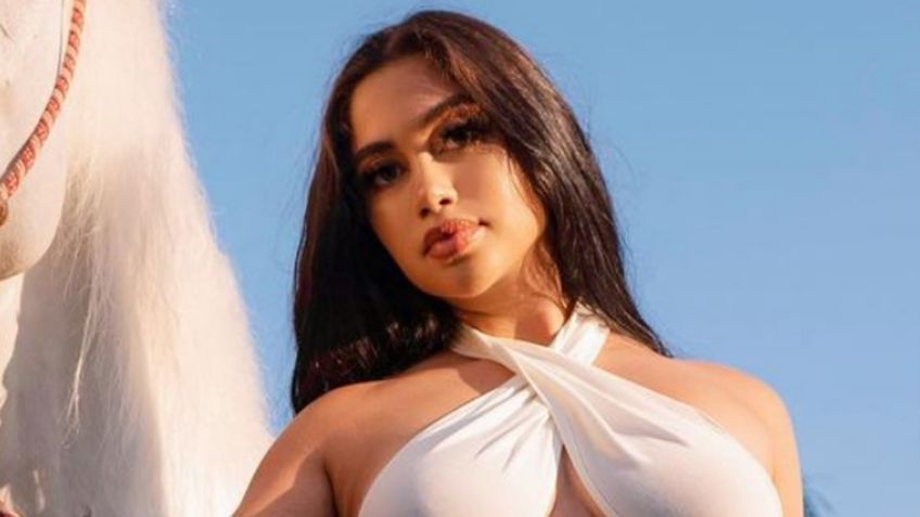 Jailyne Ojeda se escapa a la playa y se luce con su vestido más espectacular