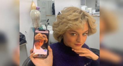 Emma Corrin quien interpreta a 'Lady Di' en 'The Crown' comparte inéditas imágenes del rodaje