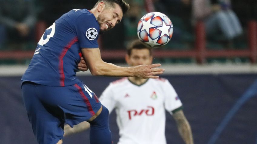 Herrera es ‘luz y sombra’ para el Atlético de Madrid en Moscú