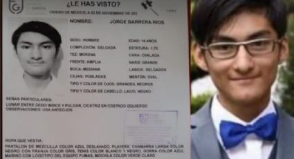 Él es Jorge, un estudiante de la UNAM que desapareció por la broma de sus compañeros