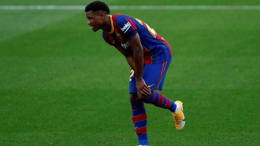 Nuevo lío para el Barcelona: Ansu Fati sufre rotura de menisco de la rodilla izquierda