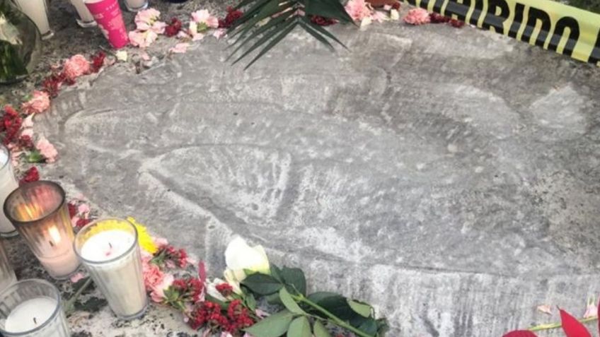Imagen de 'La Morenita del Tepeyac' aparece en un pavimento: "Es una señal divina"