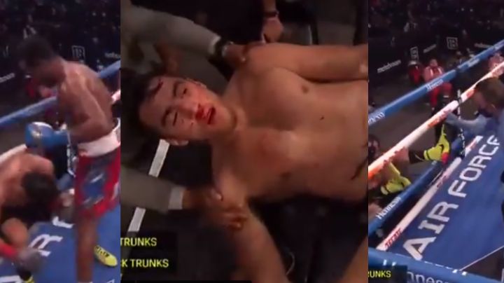 VIDEO: Boxeador reta a su contrincante y termina noqueado fuera del ring