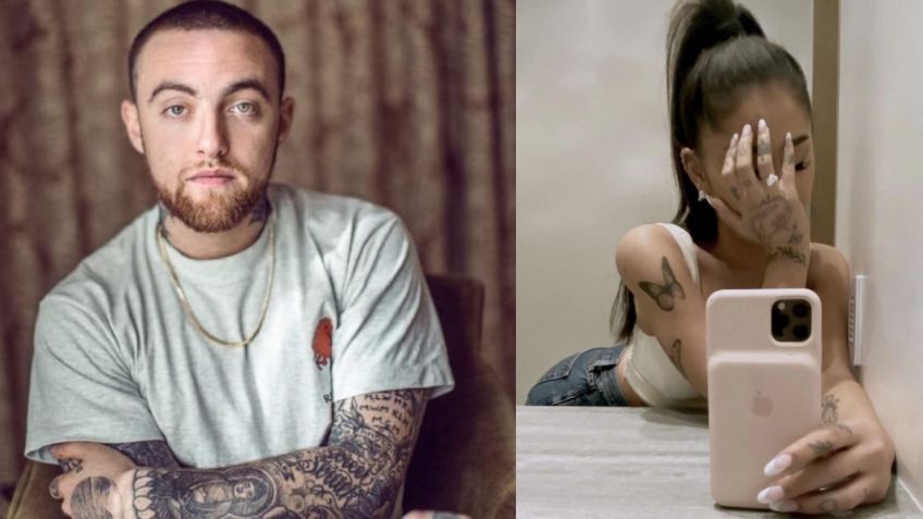 Ariana Grande se compromete y usuarios recuerdan con emotivos mensajes a Mac Miller