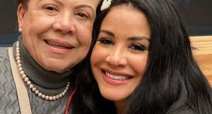 Carolina Sandoval festeja a su mamá tras enterarse de que  padece grave enfermedad