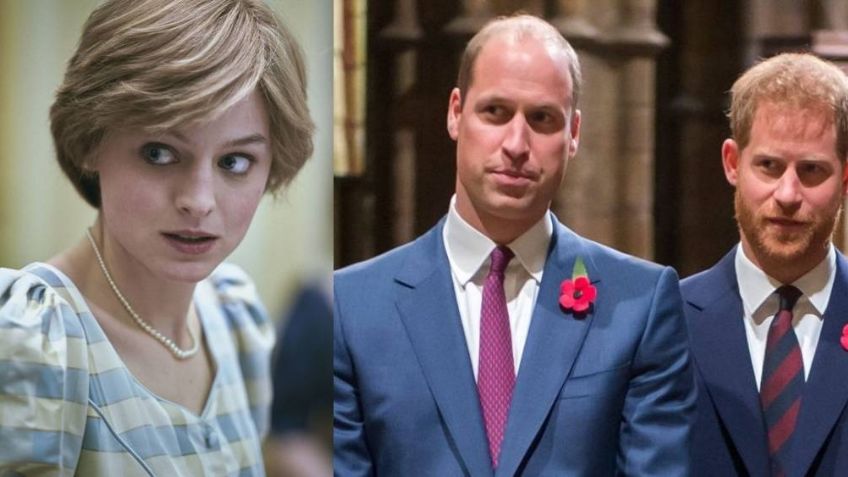 'Lady Di' de 'The Crown' afirma que le daría vergüenza conocer a los Príncipes William y Harry