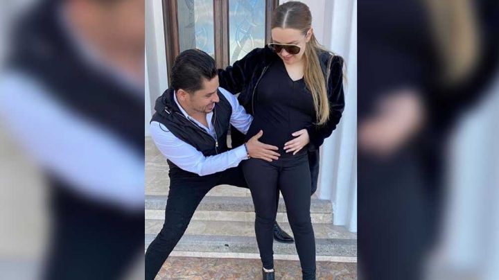 ¡A punto de dar a luz! Fans debaten si bebé de Kenia y Larry Hernández será niña o niño