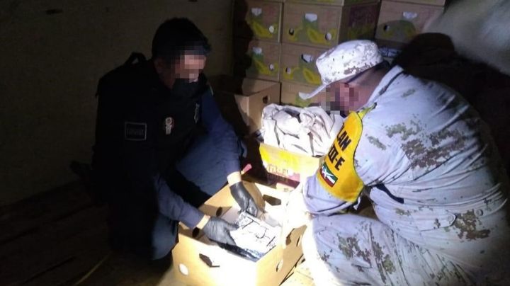 Aseguran PESP y Sedena 61 paquetes de narcótico en SLRC