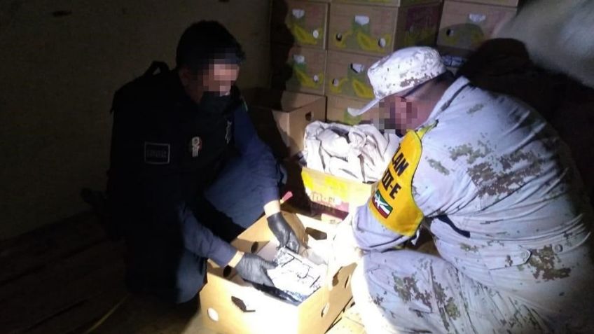 Aseguran PESP y Sedena 61 paquetes de narcótico en SLRC