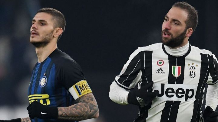 El Inter de Milán y la Juventus intercambiarían jugadores entre Icardi e Higuaín