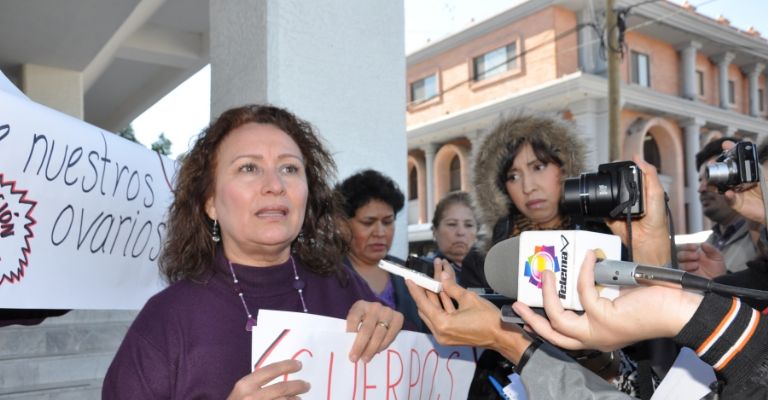 Leticia Burgos Ochoa, activista representante de la Red Feminista Sonorense. Foto: Gema Villela