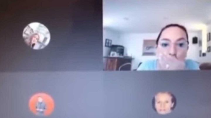 (VIDEO) "Se ponen perritos los burros": Maestra olvidó apagar videollamada con alumnos