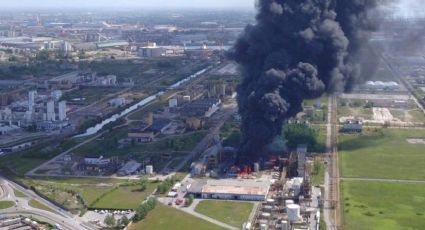 VIDEO: Espectacular explosión en planta química de Italia deja dos heridos