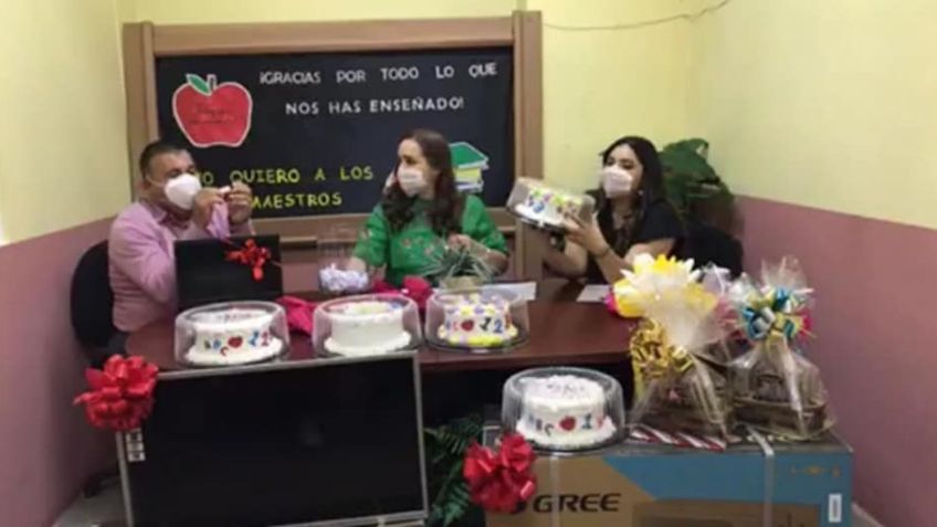 Maestros de Álamos son festejados de manera virtual por Gobierno Municipal