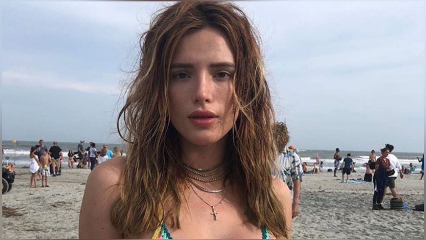 Bella Thorne deja hipnotizados a seguidores al olvidarse del pantalón