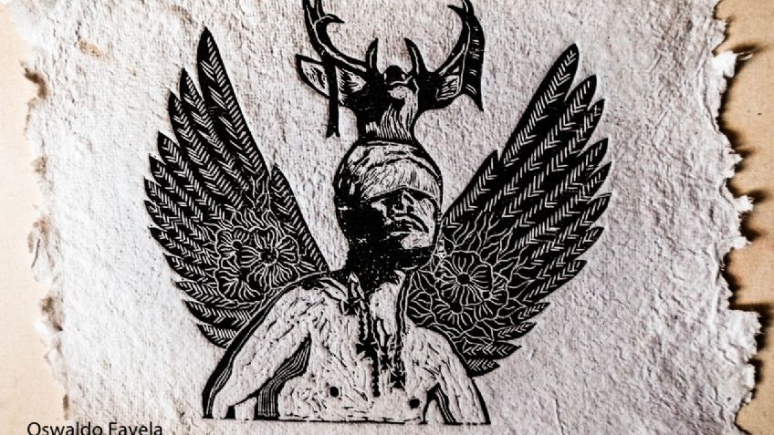 La obra del artista Oswaldo Favela viaja por el mundo en un sobre