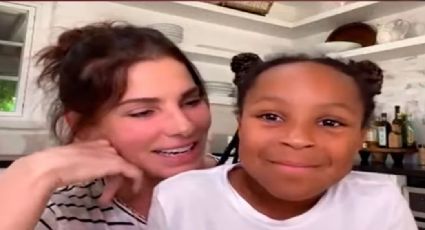 Sandra Bullock presume a su hermosa hija Laila en el programa ‘Red Table Talk’