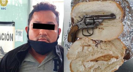 Con una 'torta de pistola', así detienen a un sospechoso hombre en la CDMX