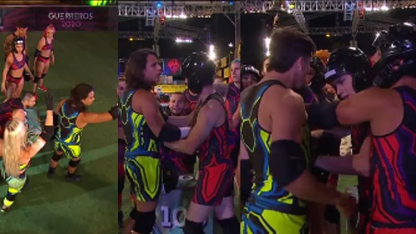 Pleito en 'Guerreros 2020': Cobras y Leones se agarran a empujones; Magda enfurece y los amenaza