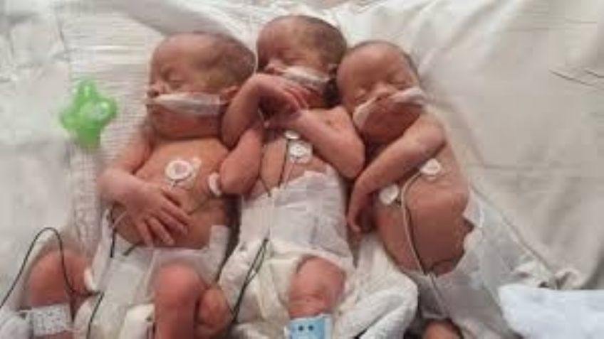 De manera insólita, nacen trillizos en San Luis Potosí con Covid-19