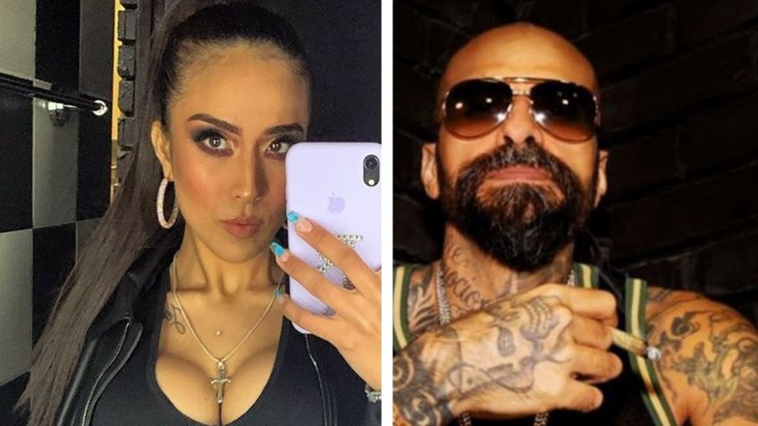 Barbarela, hija de Babo de Cártel de Santa, disfruta de la piscina en bikini blanco