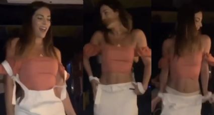 Famosa actriz de Telemundo pierde el pudor y se desnuda al bailar en fiesta