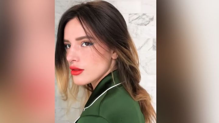 "¿'Gokú', eres tu?": Bella Thorne es criticada por su colorido atuendo