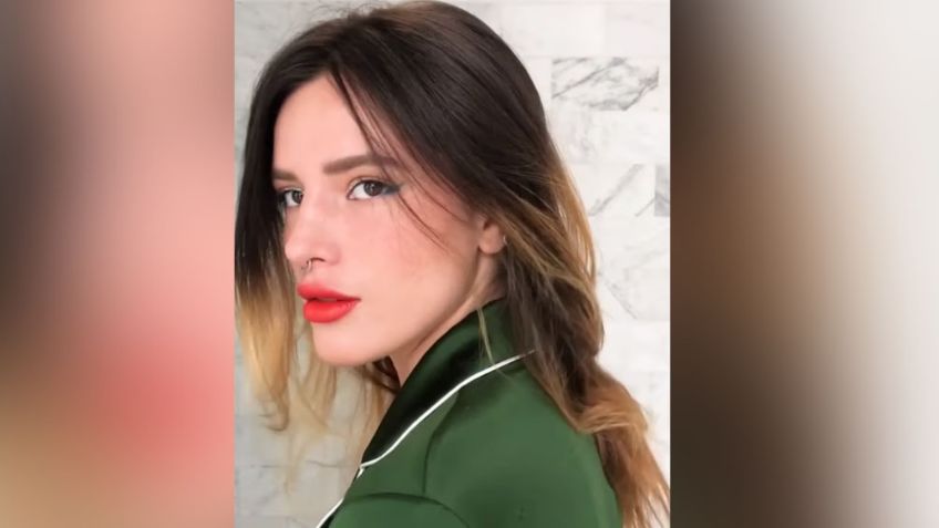 "¿'Gokú', eres tu?": Bella Thorne es criticada por su colorido atuendo
