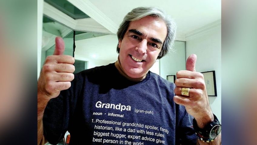 Viudo de Edith González presume que se convierte en abuelo por primera vez