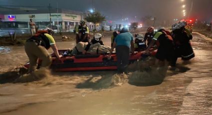 Mujer da a luz en Nuevo León en medio de las inundaciones por la tormenta 'Hanna'