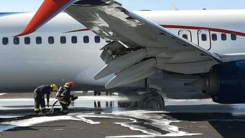 ¡Impactante! Trasladan al hospital a trabajador de Aeroméxico tras recibir descarga de un rayo