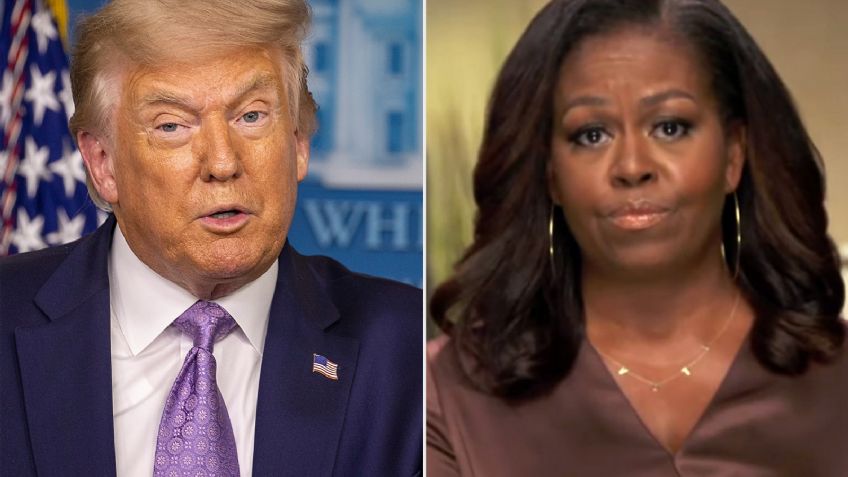 Trump responde a Michelle Obrama: "Gracias a su marido soy presidente"