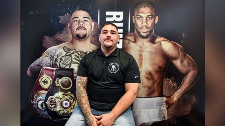 Andy Ruiz Jr. es captado en fiesta al abrazar y besar a mujer que no es su esposa