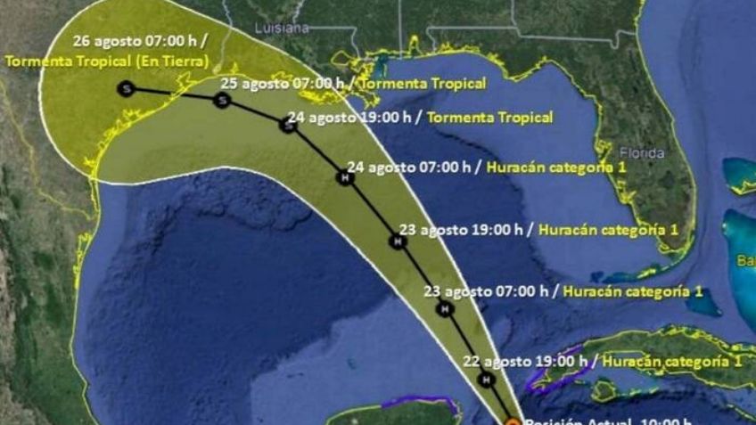 Alerta en EU: La tormenta 'Marco' se aproxima a paso lento al estado de Luisiana