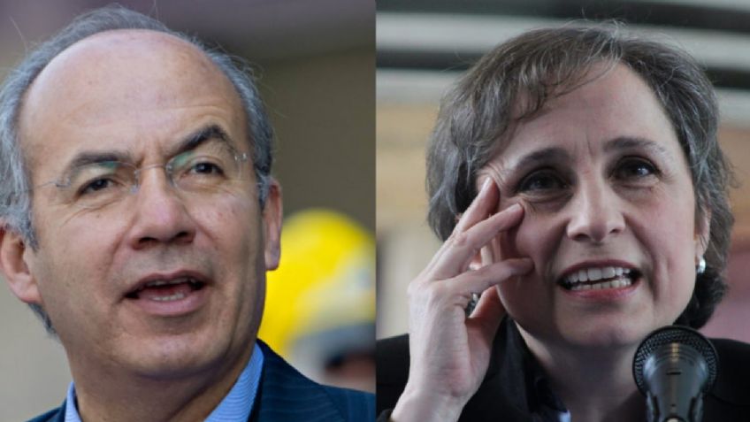 Aristegui 'revienta' a Calderón por acusar a AMLO de autoritario en el caso Loret