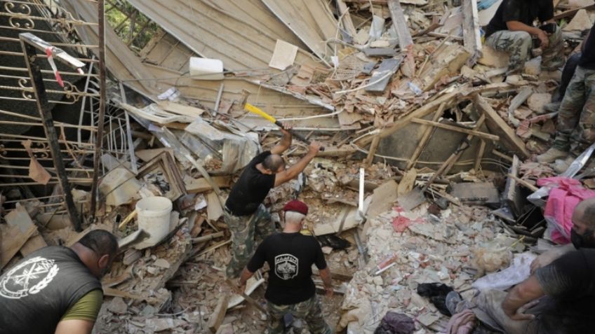 VIDEO: Niña pasa 24 bajo los escombros por la explosión de Beirut antes de ser rescatada