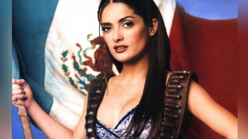 Con atuendo mexicano, Salma Hayek pega 'el grito' y desata el furor en redes