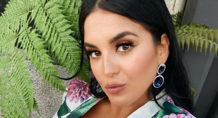 Curvy Zelma desata locura en Instagram con radiante vestido naranja