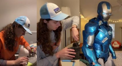 Ingeniera impacta a todo TikTok al construir su propio traje de 'Iron Man'