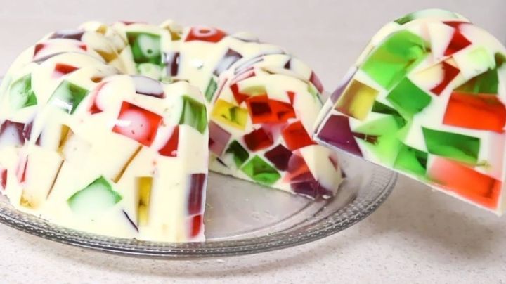 Receta bastante sencilla para preparar una deliciosa gelatina de mosaico
