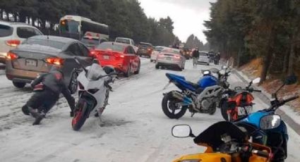 Granizo y aguanieve pintan de blanco a CDMX; estas son las impactantes fotos