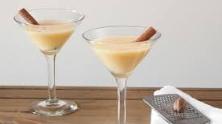 ¡Para tomar un tiempo libre! Este Martini de rompope te hará querer tener un descanso