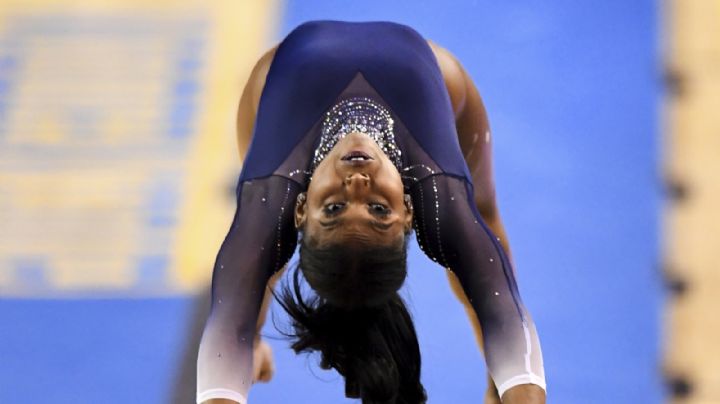 La gimnasta Nia Dennis celebra la 'Excelencia negra' en una rutina de piso casi perfecta
