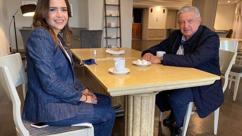 Candidata de Morena a la gubernatura de NL que se reunió con AMLO asegura que está vacunada
