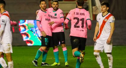 Messi encabeza remontada del Barcelona ante el Rayo Vallecano en la Copa del Rey