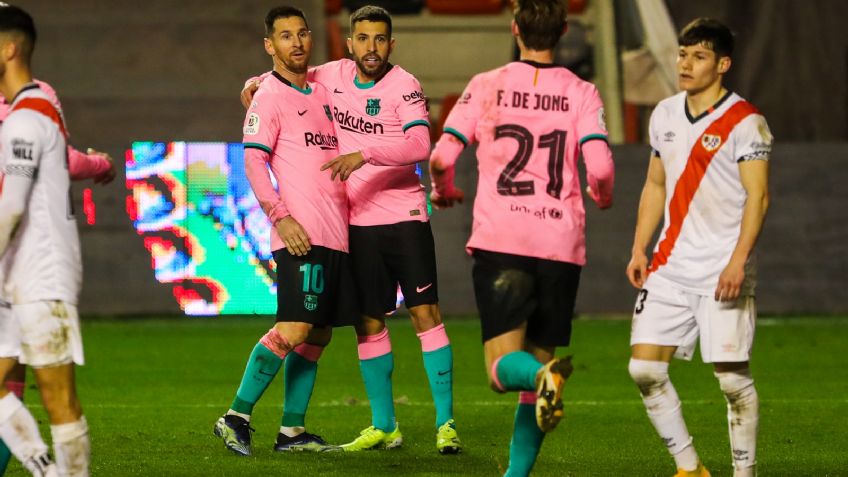Messi encabeza remontada del Barcelona ante el Rayo Vallecano en la Copa del Rey