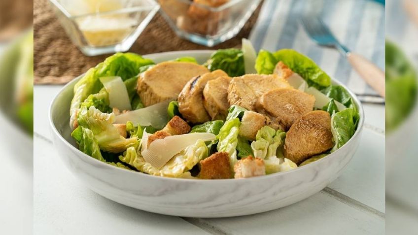 Ensalada cesar, la comida perfecta para comenzar con la perdida de peso en este 2021