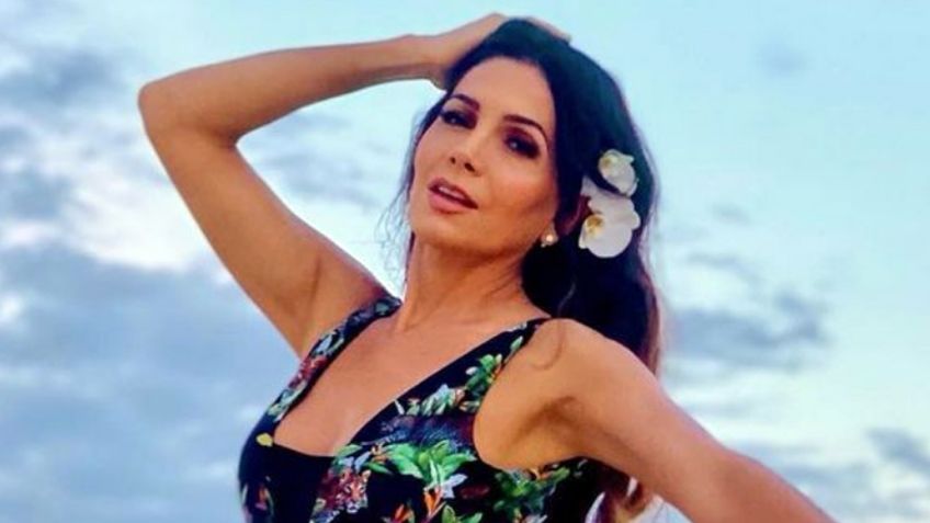 Desde la Riviera Maya, Paty Manterola derrocha belleza dentro de la piscina