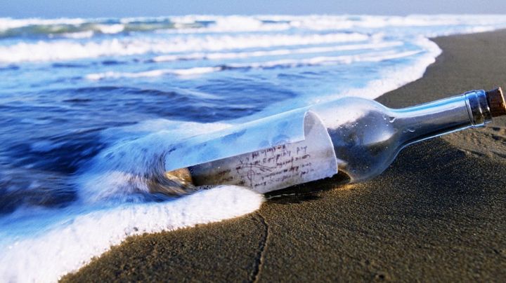 Botella con carta en las Bermudas es encontrada y lo que pasó después se ha viralizado en redes